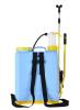 back view of manual backpack sprayer